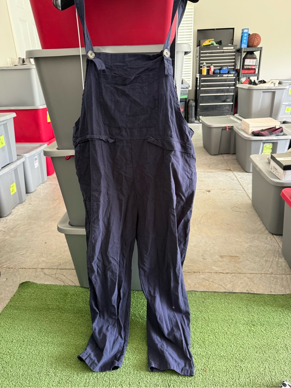 Navy Cotton Overalls92